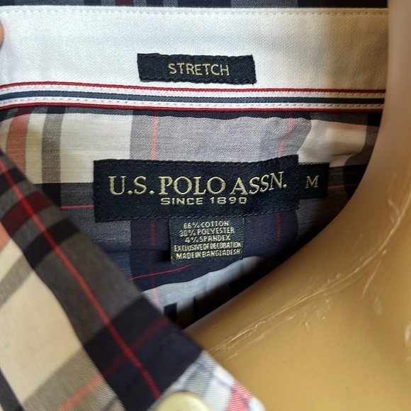 U.S Polo Assn. Men’s Button Up‎ Shirt (Medium) - Picture 4 of 5